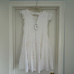 Roberta Roller Rabbit white linen dress